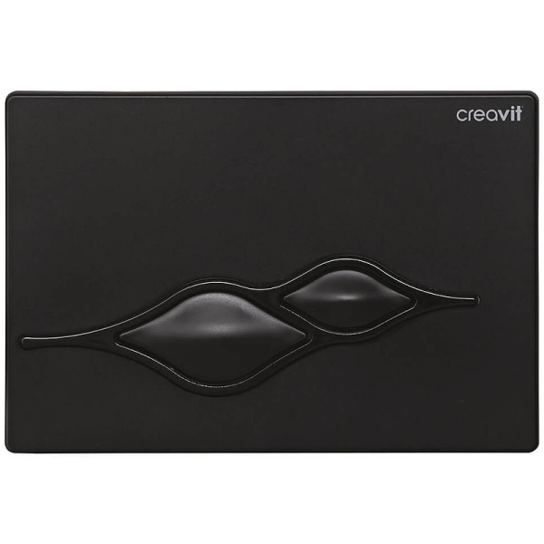 Клавиша смывная Creavit UFO черный глянцевый (GP1002.02)