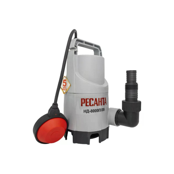 Насос дренажный Ресанта НД-8000П/35 (77/2/1) Насос дренажный Ресанта НД-8000П/35 (77/2/1)