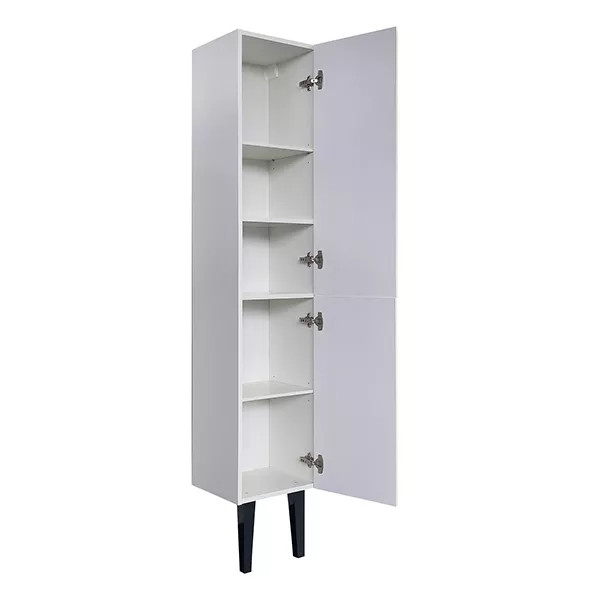 Пенал подвесной Comforty Империя 350x360x1855 белый глянцевый (00-00014791)