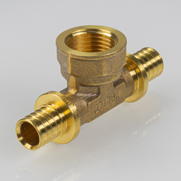 Тройник переходной 16х1/2"Вх16 Valtec PE-Xa VTm.432.G (латунь) VTm.432.G.160416