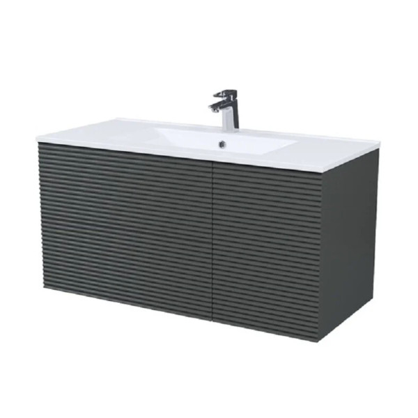 Тумба подвесная Iddis Bild 100x47x50 темно-серый (BIL10G0i95)