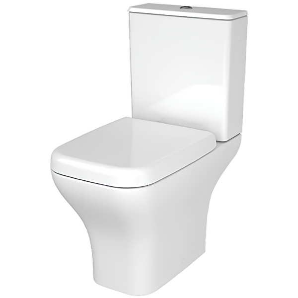 Унитаз-компакт VitrA Polar сиденье микролифт, безободковый (9843B003-7201)