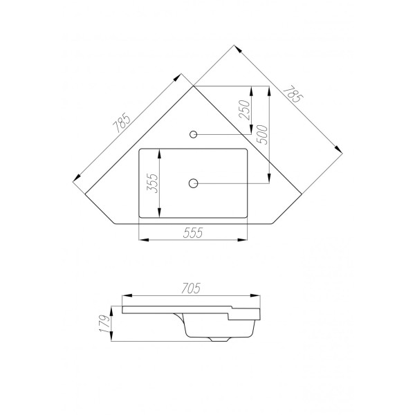 Раковина встраиваемая Aquaton Кантара 78,5x78,5x17,9 белый (1.A715.3.31A.N01.0) Раковина встраиваемая Aquaton Кантара 78,5x78,5x17,9 белый (1.A715.3.31A.N01.0)
