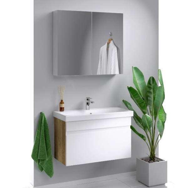 Тумба подвесная Aqwella Smart 800x380x510 дуб балтийский (SRT0108DB)