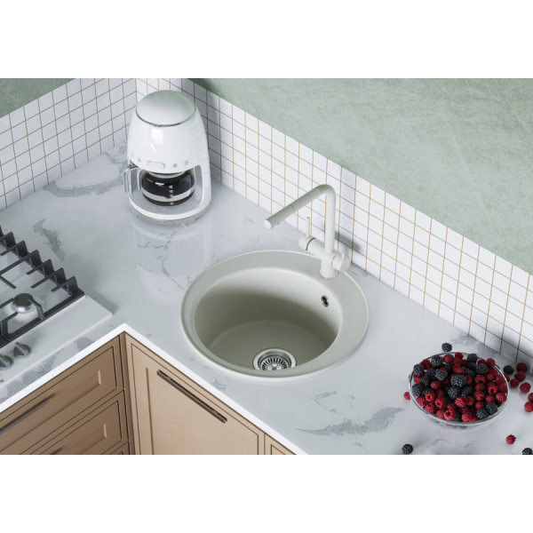 Мойка для кухни врезная Aquaton Шелли 500x500x213 жемчуг (1.A734.7.32S.S24.0)