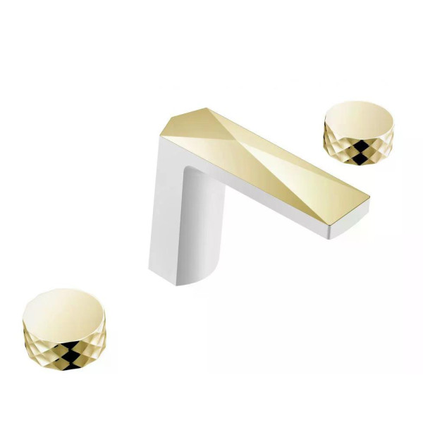 Смеситель для раковины Boheme Venturo Белый (150-WG-DIAMOND) Смеситель для раковины Boheme Venturo Белый (150-WG-DIAMOND)