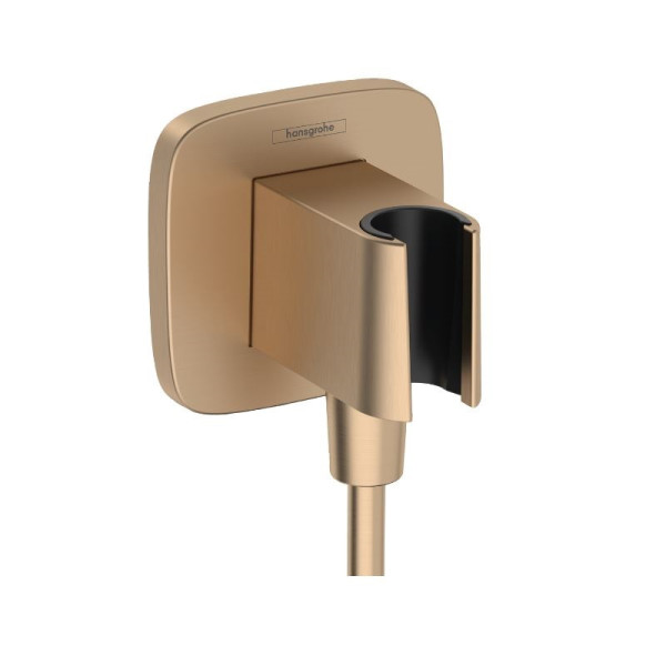 Шланговое подсоединение Hansgrohe Fixfit Q шлифованная бронза (26887140) Шланговое подсоединение Hansgrohe Fixfit Q шлифованная бронза (26887140)