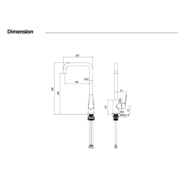 Смеситель для кухни Aquatek Лугано хром (AQ1781CR) Смеситель для кухни Aquatek Лугано хром (AQ1781CR)
