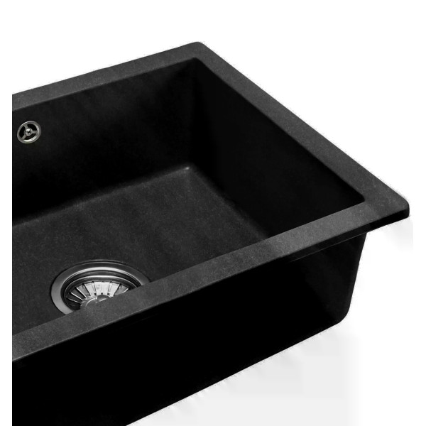 Мойка для кухни Rea nels black гранит 56x46,5x20 черная (ZLE-00109)