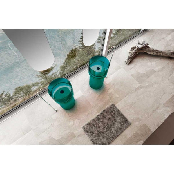 Раковина напольная Abber Kristall бирюзовая (AT2701Aquamarin) Раковина напольная Abber Kristall бирюзовая (AT2701Aquamarin)