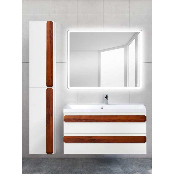 Пенал подвесной BelBagno Aurora-1600-2A-SC-BL-P-L Bianco Lucido левый (AURORA-1600-2A-SC-BL-P-L)