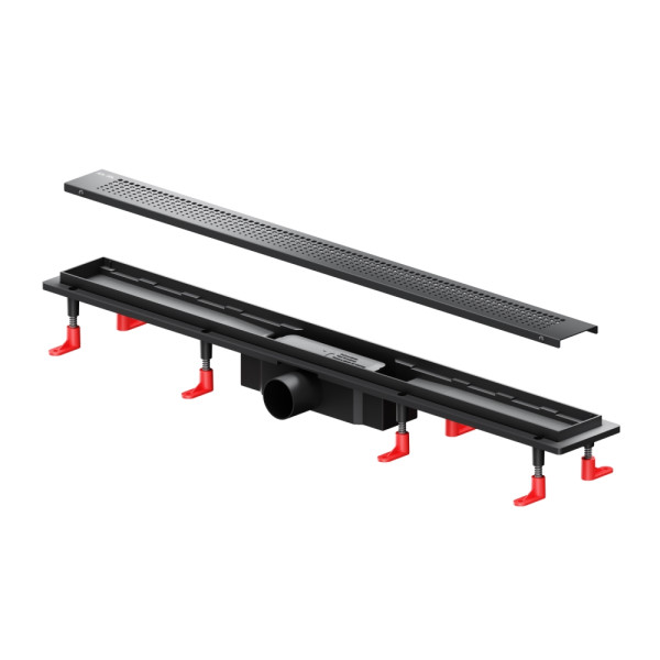 Душевой лоток AM.PM PrimeFlow линейный универс затвор Cut Gradient 80 см черн мат (W02SC-P11-080-01BM)