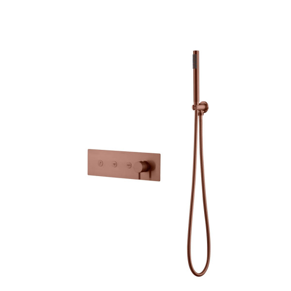 Смеситель для душа fusion с ручным душем brushed bronze BRB брашированная бронза (130-SYS-BRB)