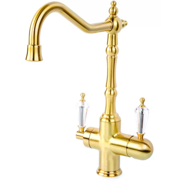 Смеситель для кухни Boheme Kitchen Бронзовый с краном для питьевой воды (111-SW) Смеситель для кухни Boheme Kitchen Бронзовый с краном для питьевой воды (111-SW)