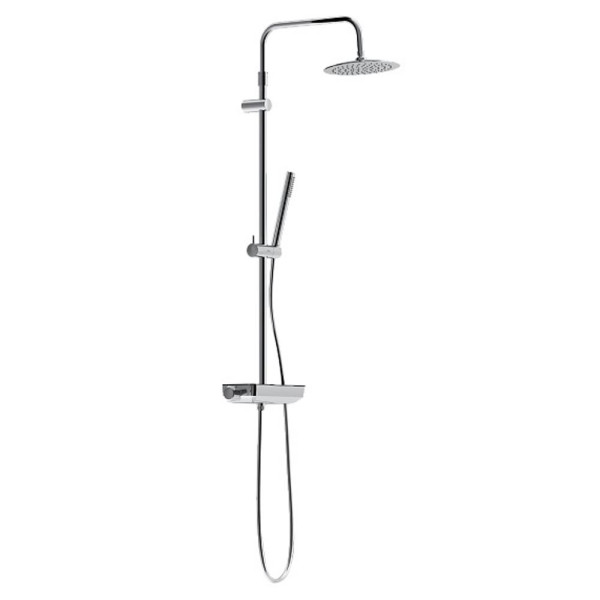 Душевая система Damixa Scandinavian Pure с душевым смесителем-полкой, хром (936780000)