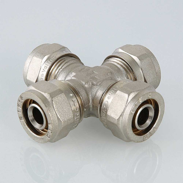 Крестовина 20*20*20*20 Valtec (обжим) (VTm.341.N.202020) Крестовина 20*20*20*20 Valtec (обжим) (VTm.341.N.202020)
