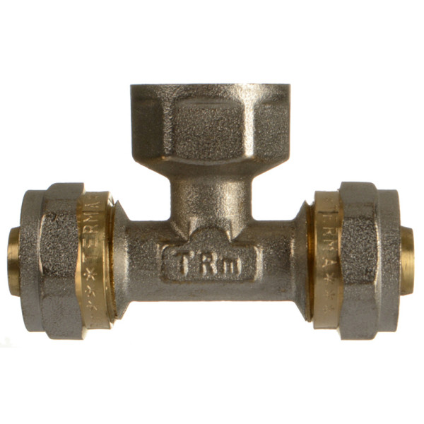 Тройник 16*1/2"В*16 TeRma (обжим) (01402) Тройник 16*1/2"В*16 TeRma (обжим) (01402)
