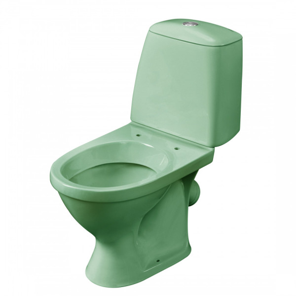 Унитаз-компакт Santeri Соната салатовый 370x680x760 с сиденьем полипропилен салатовый (1.P201.2.S04.00B.F)