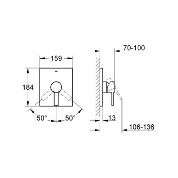 Смеситель для душа Grohe Allure (19317000) Смеситель для душа Grohe Allure (19317000)