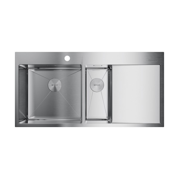 Мойка для кухни врезная Omoikiri Akisame 100-2-IN-L 1000x510 нержавеющая сталь (4973544) Мойка для кухни врезная Omoikiri Akisame 100-2-IN-L 1000x510 нержавеющая сталь (4973544)