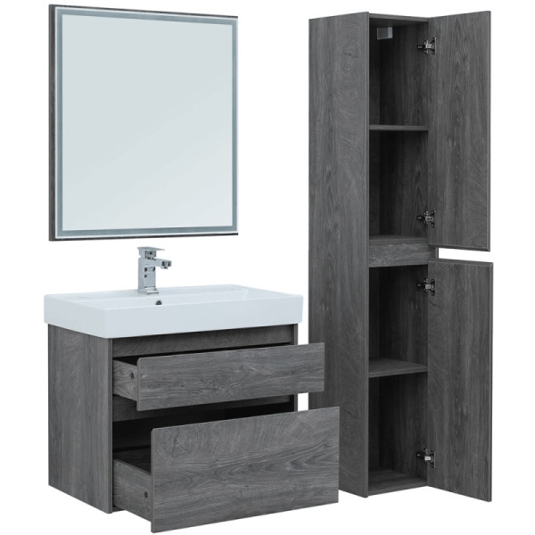 Тумба подвесная Aquanet Nova Lite 75 дуб рошелье (2 ящика) (00242273)