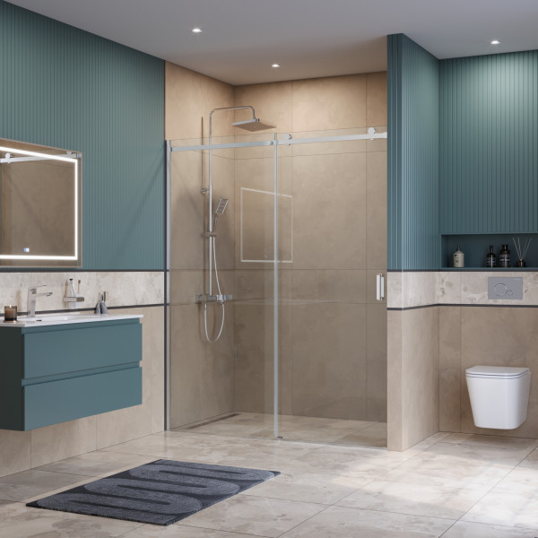 Душевая дверь BelBagno Soft Close-2 160x200 стекло прозрачное, профиль хром глянцевый (SOFT_CLOSE-2-BF-1-160-C-Cr) Душевая дверь BelBagno Soft Close-2 160x200 стекло прозрачное, профиль хром глянцевый (SOFT_CLOSE-2-BF-1-160-C-Cr)
