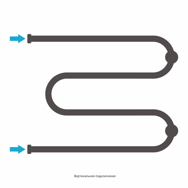 Полотенцесушитель водяной Сунержа М-образный+ 500х650 золотой (03-4007-5065)