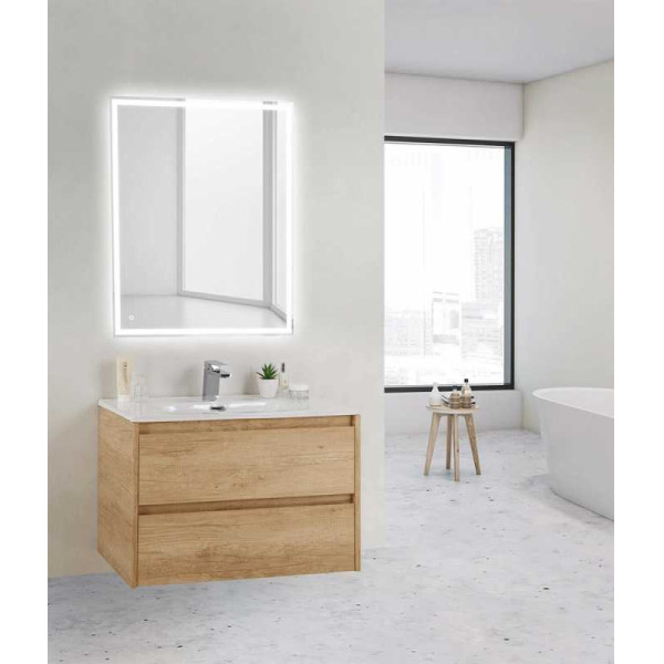 Тумба подвесная BelBagno Kraft 39 80 Rovere Nebrasca Nature (KRAFT 39-800/390-2C-SO-RNN)