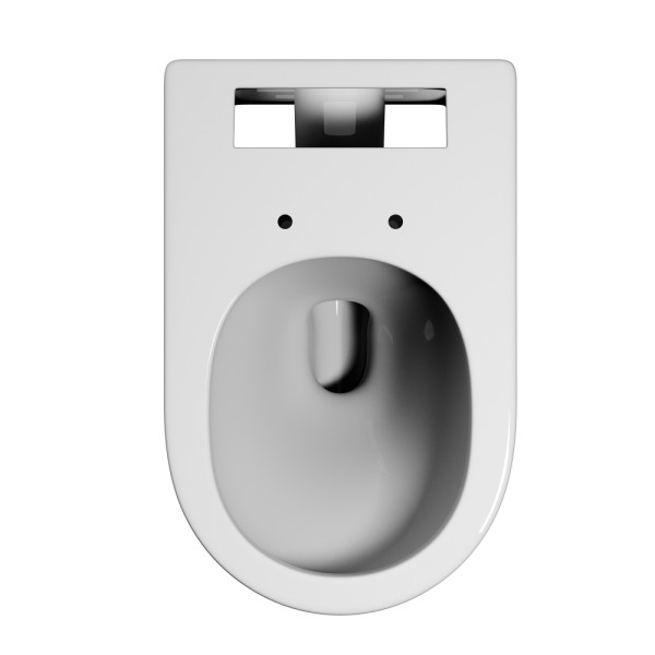 Унитаз подвесной Abber Bequem с импульсным смывом белый (AC1126P)