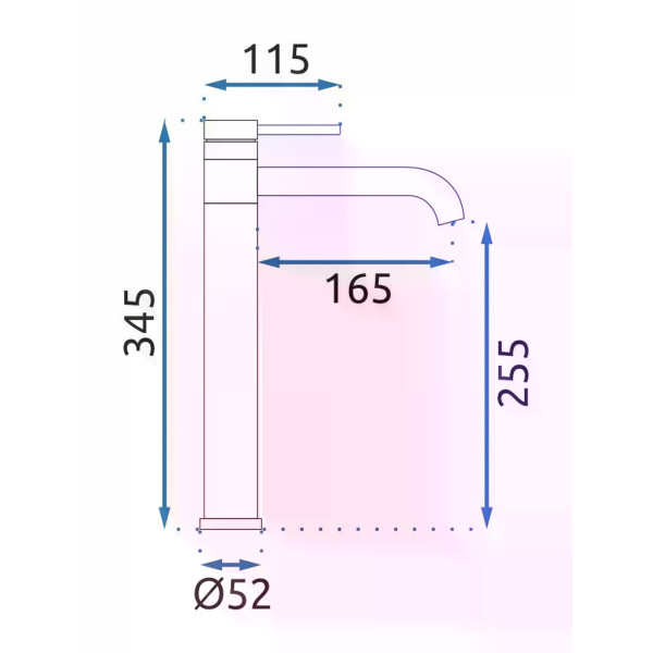 Смеситель для раковины Rea Lungis хром (REA-B6100) Смеситель для раковины Rea Lungis хром (REA-B6100)