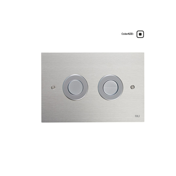 Клавиша смывная Oli Trend хром матовый (656506)