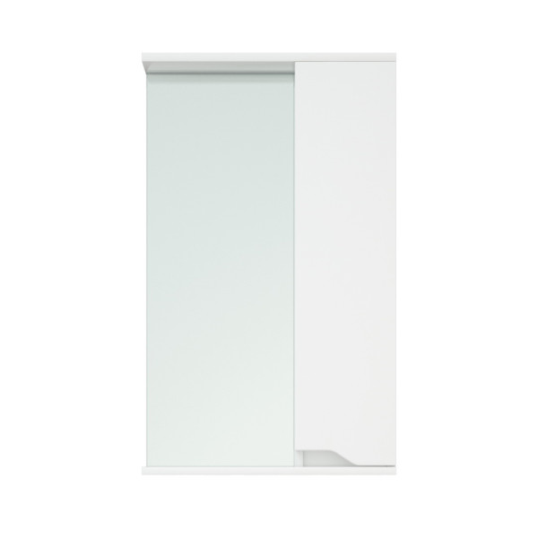 Шкаф зеркальный Melodia Лотос 50 белый (MFR80032WT)