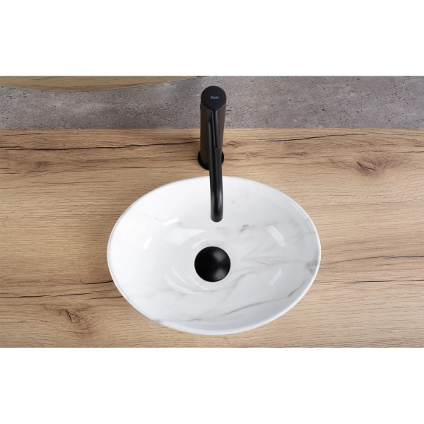 Раковина накладная REA Sofia mini cloudy 35x27x13 мрамор (REA-U9236) Раковина накладная REA Sofia mini cloudy 35x27x13 мрамор (REA-U9236)