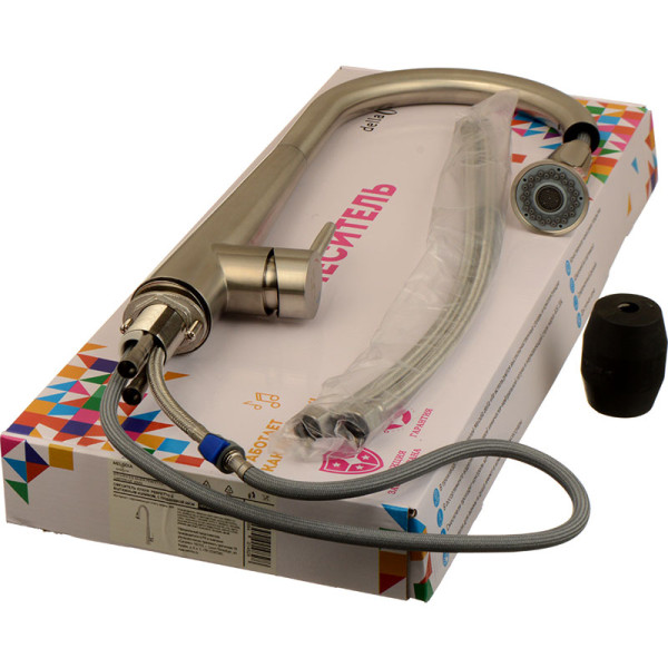 Смеситель для кухни Melodia della vita Perfetto с выдвижным изливом, хром (MDV30203ss) Смеситель для кухни Melodia della vita Perfetto с выдвижным изливом, хром (MDV30203ss)