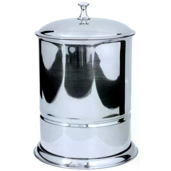 Ведро для мусора Boheme Puro 22x22x30 хром (10708)