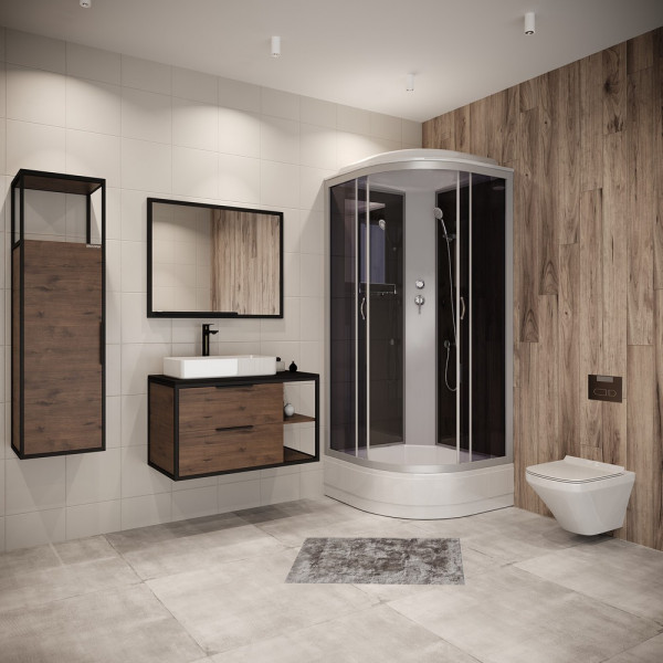 Душевая кабина Classic 100x100 стекло тонированное, профиль хром матовый (NG-3502-14) Душевая кабина Classic 100x100 стекло тонированное, профиль хром матовый (NG-3502-14)