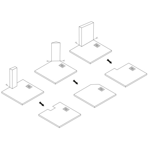 Душевой поддон REA Magnum grey 90x90 серый (REA-K4106)