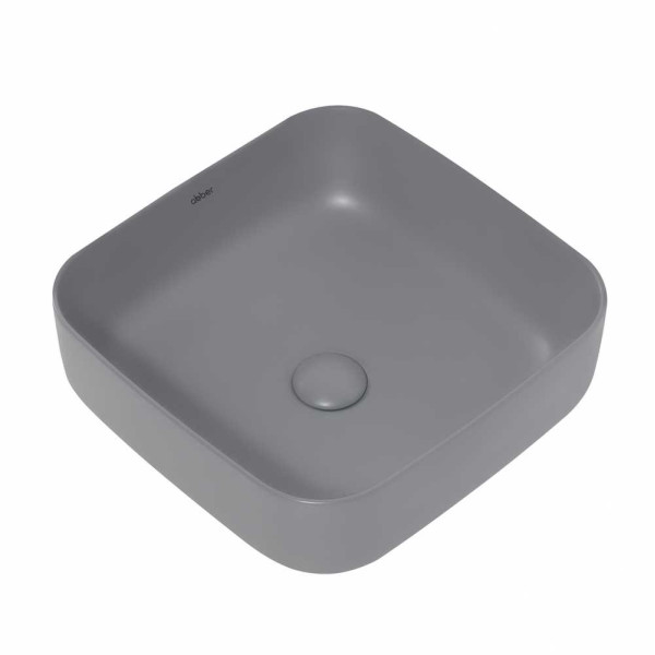 Раковина накладная Abber Rechteck серая матовая (AC2211MG)