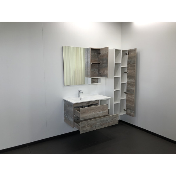 Тумба подвесная с раковиной Comforty Турин 900x470x495 дуб бежевый (00004137135) Тумба подвесная с раковиной Comforty Турин 900x470x495 дуб бежевый (00004137135)