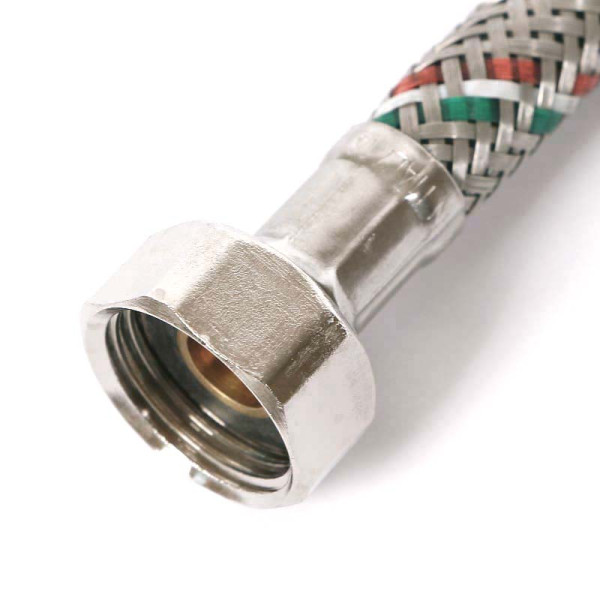 Подводка гибкая Uni-Fitt 2500 мм 1/2" ВВ DN 8 оплётка из нерж. стали (500S2025) Подводка гибкая Uni-Fitt 2500 мм 1/2" ВВ DN 8 оплётка из нерж. стали (500S2025)