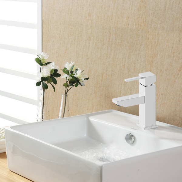 Смеситель для раковины Wesnaart Kristal хром (KRI22-210) Смеситель для раковины Wesnaart Kristal хром (KRI22-210)