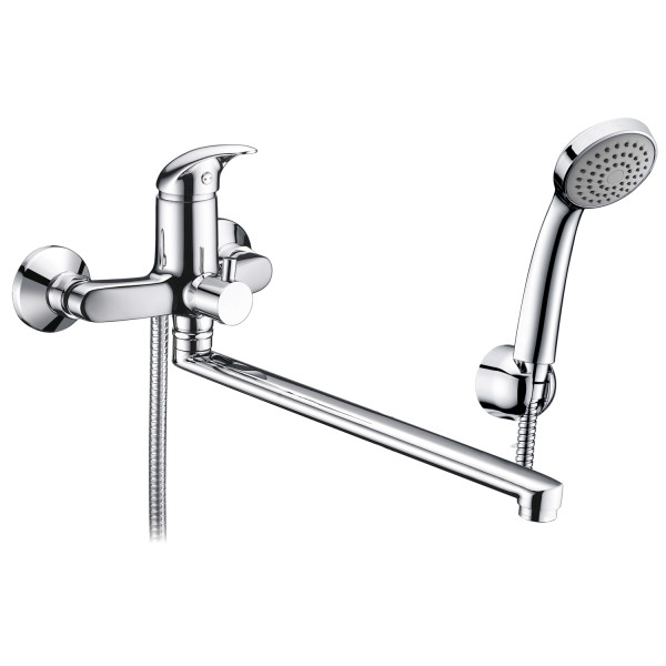 Смеситель для ванны и душа WasserKRAFT Isen с длинным изливом (2602L)