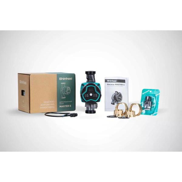 Насос циркуляционный Shinhoo Basic S 25-8S 180 (G 1 1/2", с гайками) (71211003) Насос циркуляционный Shinhoo Basic S 25-8S 180 (G 1 1/2", с гайками) (71211003)