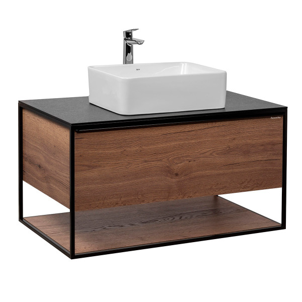 Тумба подвесная Aquanika Loft 1000x540x540 древесный аттик (AQLO1005550BRU151)