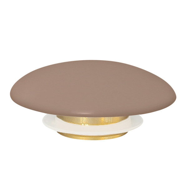 Накладка на слив для раковины ABBER бежевая матовая, керамика (AC0014MBB)