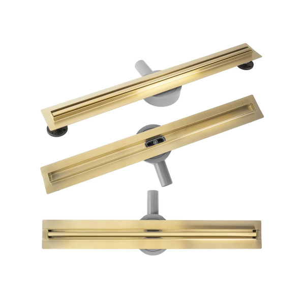 Лоток душевой Rea Neox slim pro 900 gold mat золото матовое (REA-G2716)
