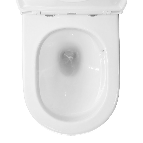 Унитаз напольный Azario Grado с сиденьем с микролифтом белый (AZ-2141D-UQ1)