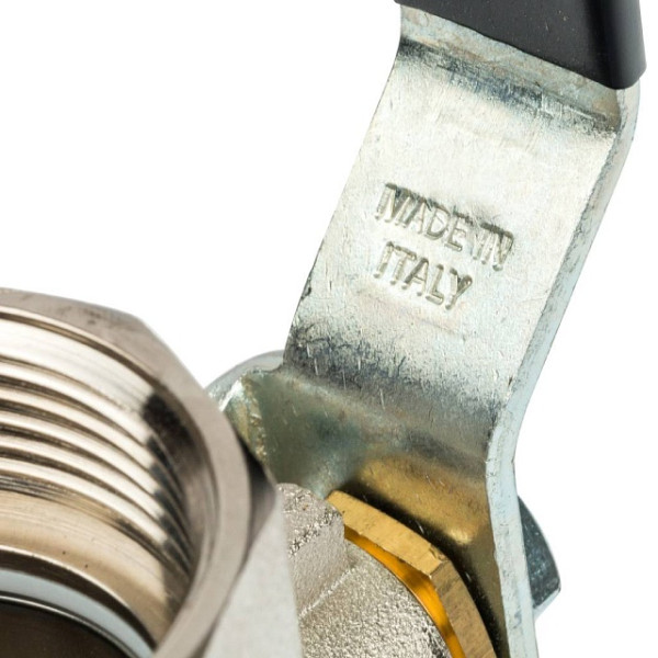 Кран 1 1/2" ВН шаровый Stout (черная ручка, полнопроходной) (SVB-0003-000040)