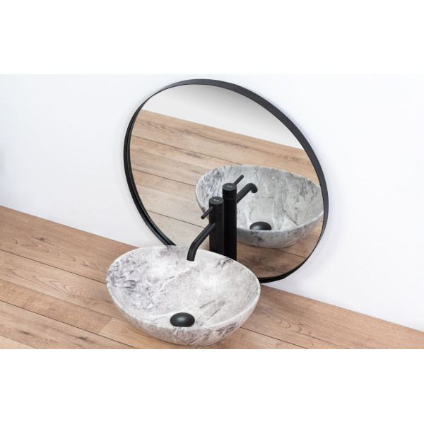 Раковина накладная Rea Sofia 41x34,5 мрамор (REA-U9908) Раковина накладная Rea Sofia 41x34,5 мрамор (REA-U9908)