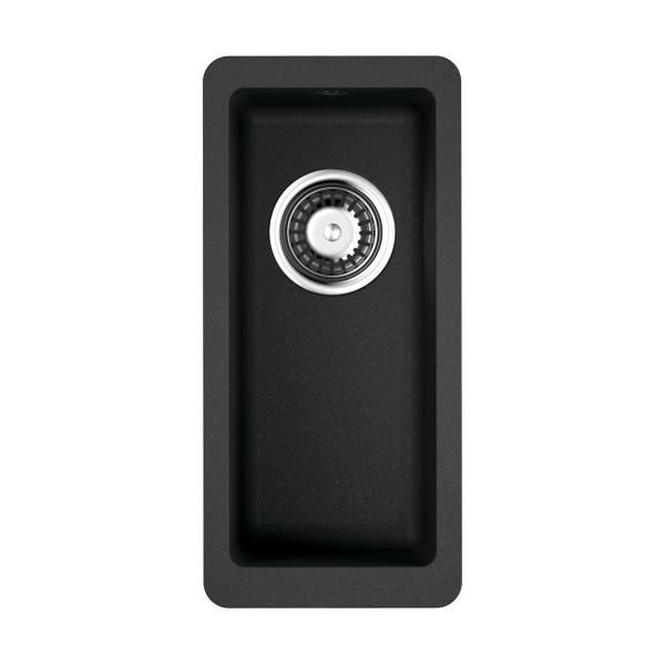 Мойка для кухни врезная Omoikiri Kata 20-U-BL 200х420 черный (4993375) Мойка для кухни врезная Omoikiri Kata 20-U-BL 200х420 черный (4993375)